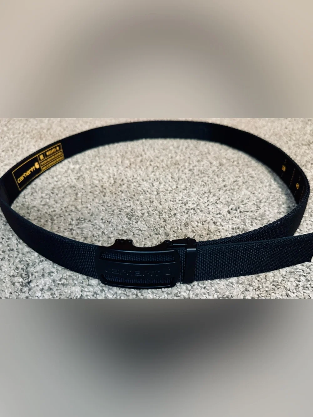 NWOT Carhartt NylonWebbing Ladder Lock Belt. SIZE Medium